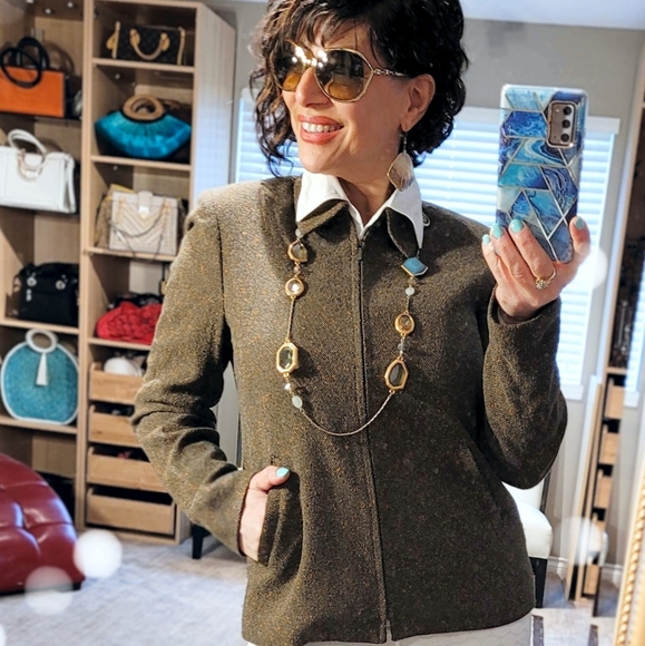 Garfield & Marks zip up blazer made in 🇺🇸 - Picture 8 of 16